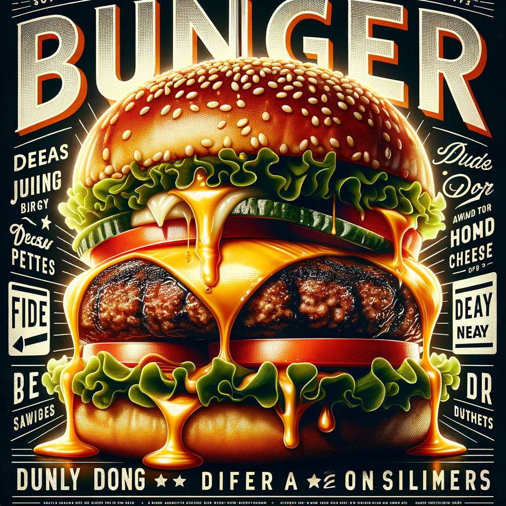 Juicy Burger Ad
