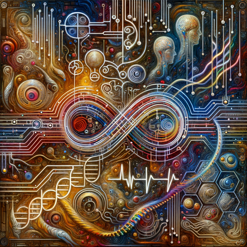 The golden ratio, Minimalist art Circuit, boards, circuitry, diagrams Cellular structures, DNA, circuit boards, colorful wires,  asian and Egyptian  graffiti, lie detector graphs, cardio, printout , branches infinity sign, cave, Art, handprints, distant birds flying, flowering vines, abstract gestural painting, dna