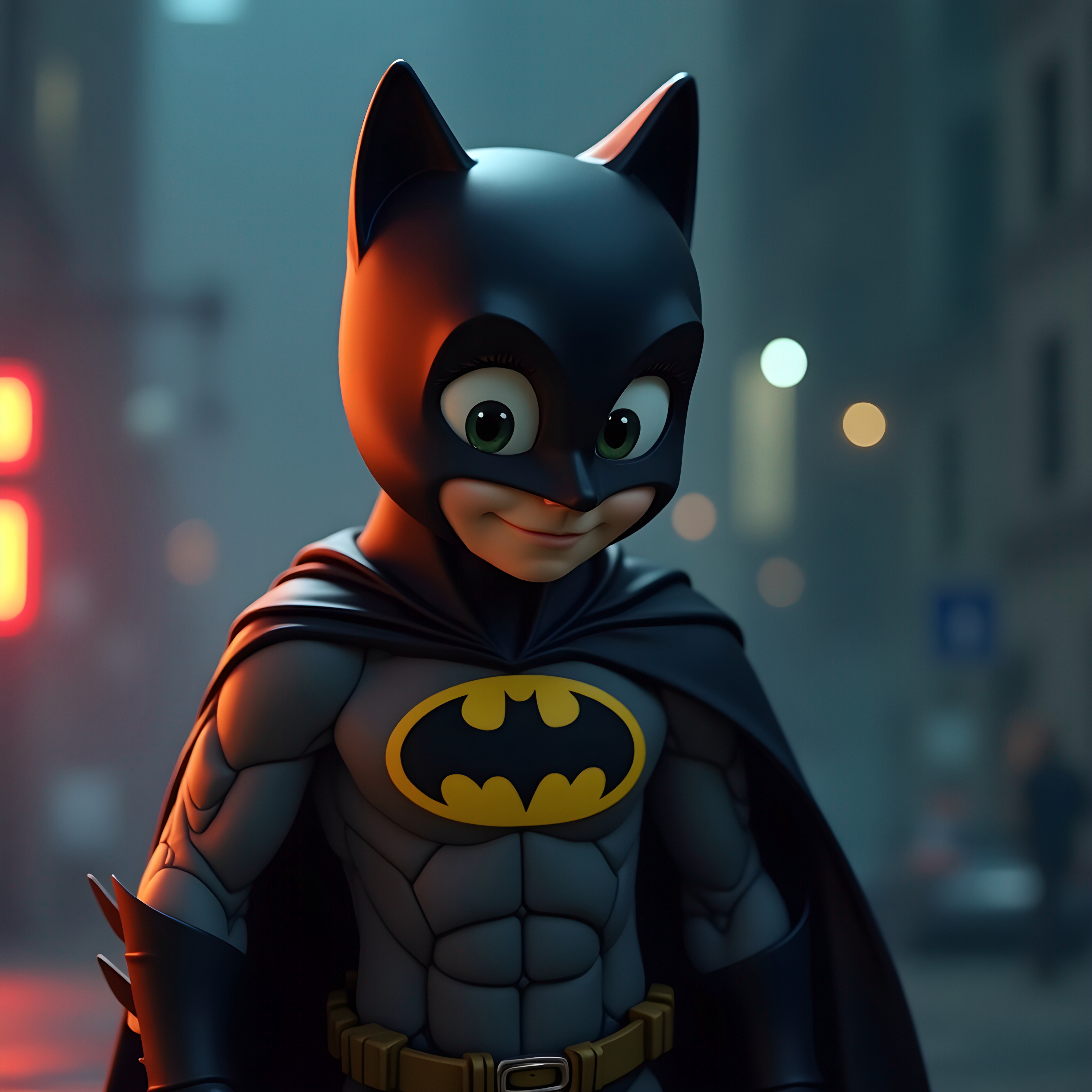 batman-cat, hyper detalic, cinematic, animation, 8k