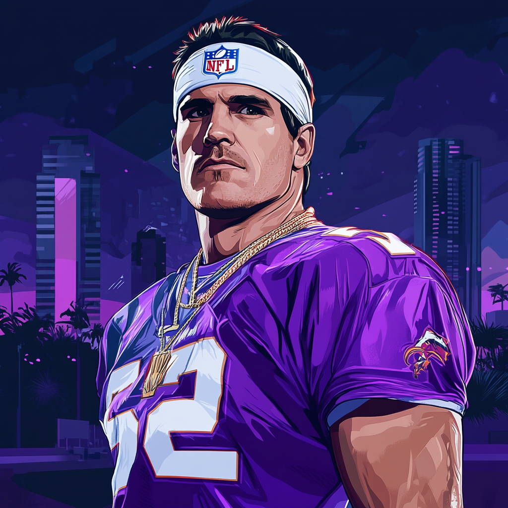 Mark Cuban NFL player, GTA art style