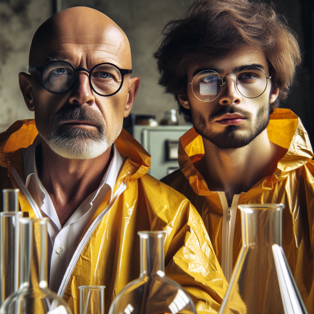 walter white and jesse pinkman cooking