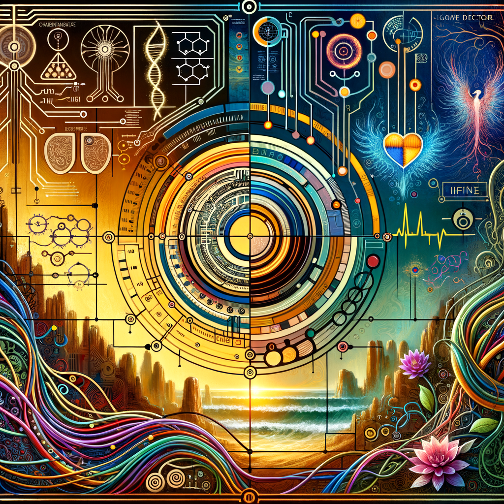 The golden ratio, Minimalist art Circuit, boards, circuitry, diagrams Cellular structures, DNA, circuit boards, colorful wires,  asian and Egyptian  graffiti, lie detector graphs, cardio, printout , branches infinity sign, cave, Art, handprints, distant birds flying, flowering vines, abstract gestural painting, dna