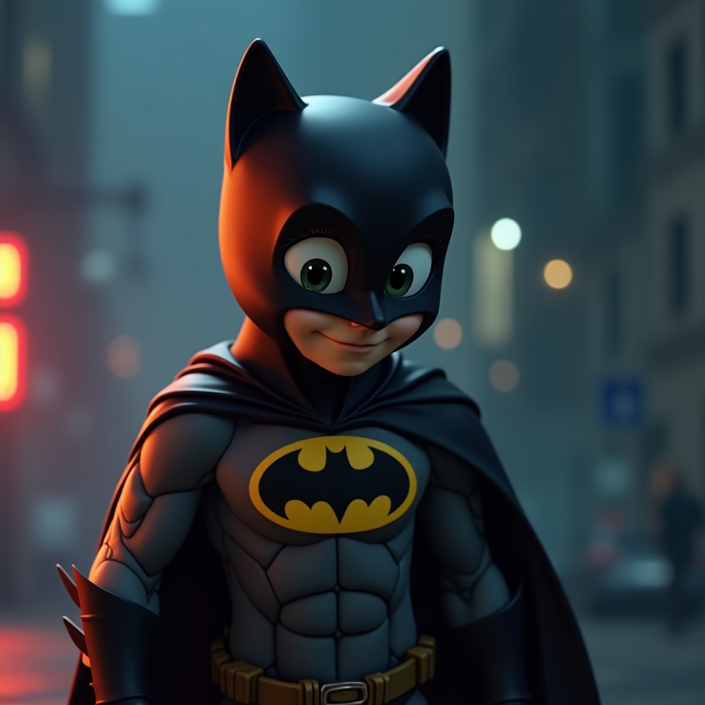 batman-cat, hyper detalic, cinematic, animation, 8k