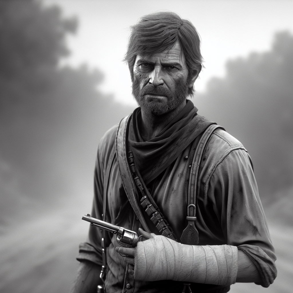 Black and White Photo Realistic