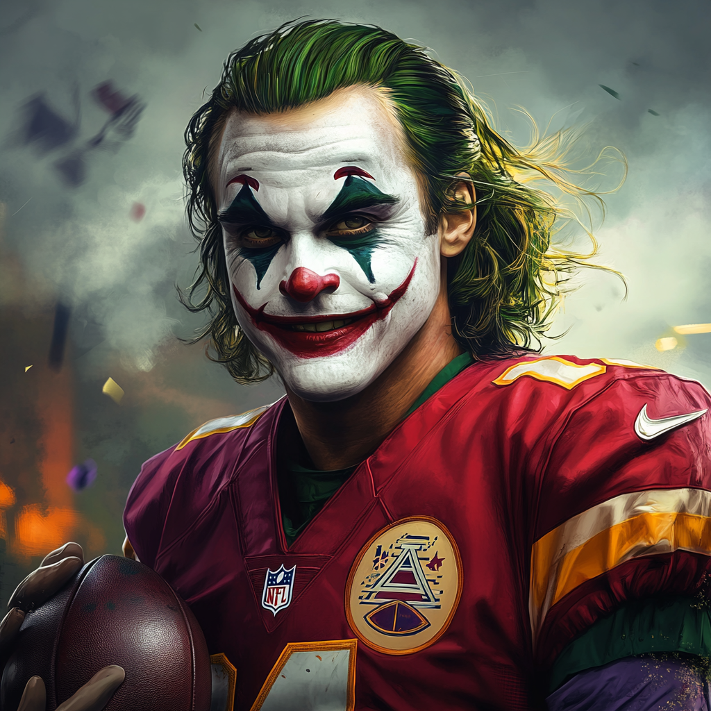 joker as NFL player,, GTA art style