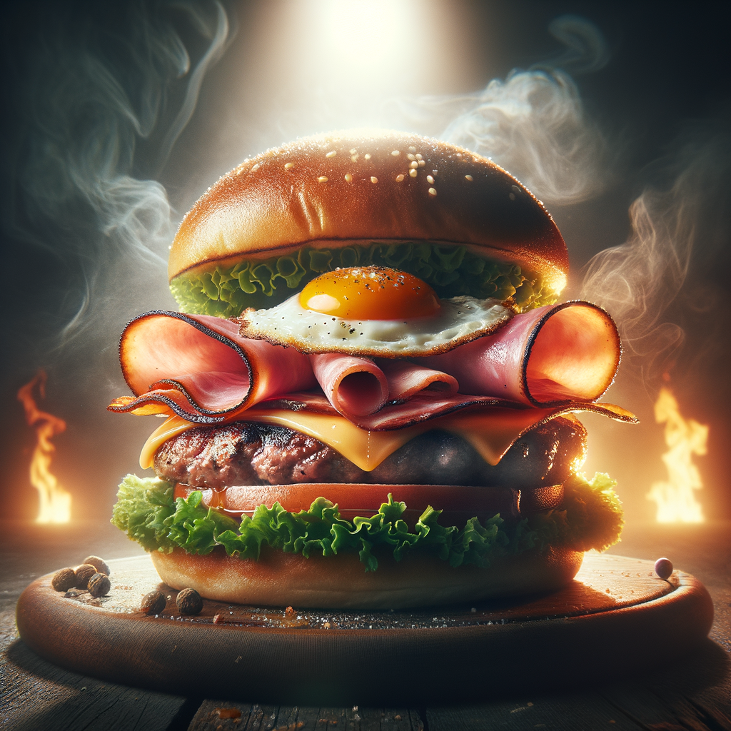 Juicy Burger Ad