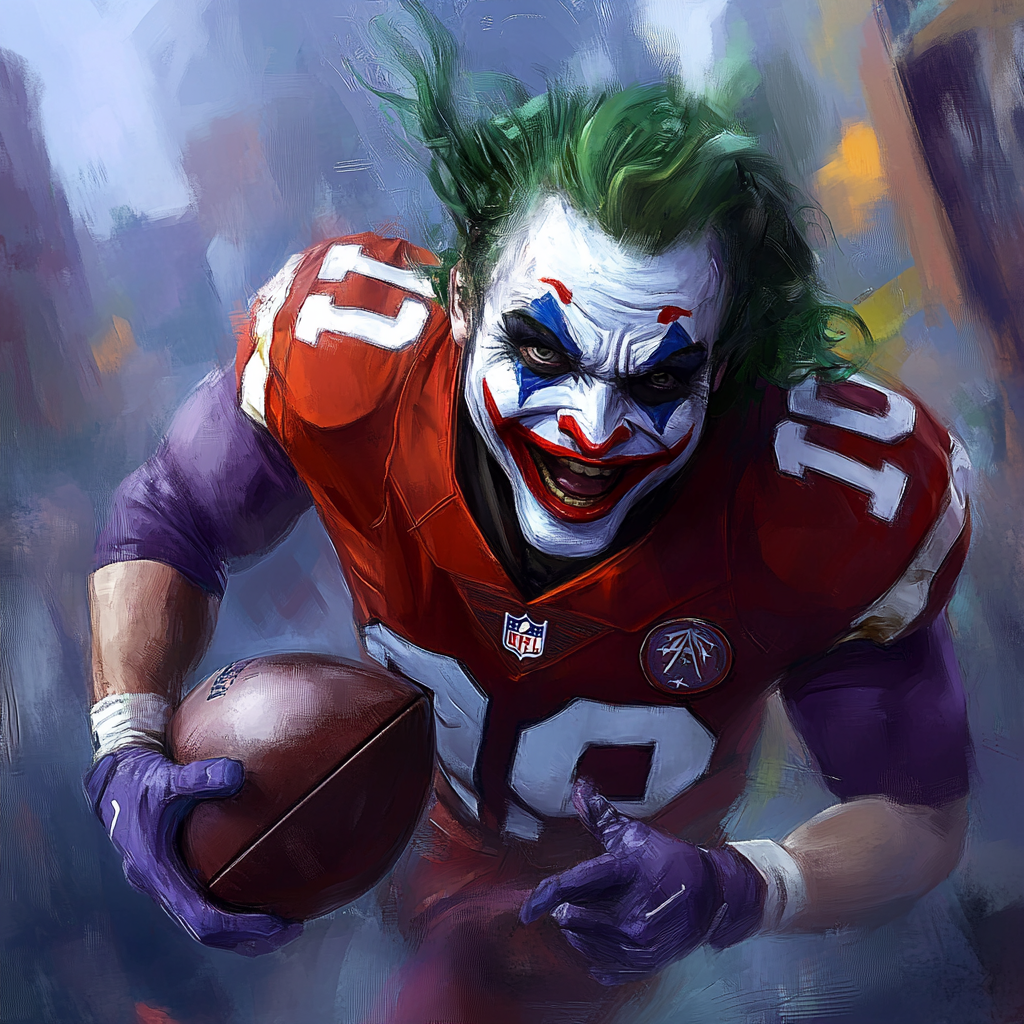 Joker as  NFL player, GTA art style