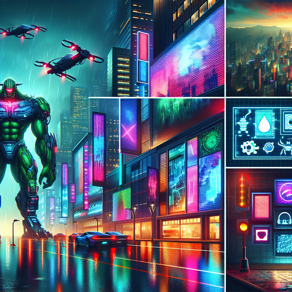 Cyberpunk Streetscape