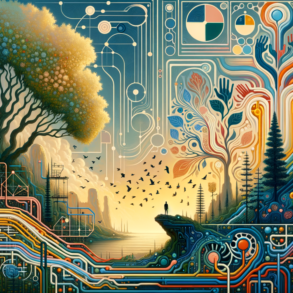 The golden ratio, Minimalist art Circuit, boards, circuitry, diagrams Cellular structures, DNA, circuit boards, colorful wires,  asian and Egyptian  graffiti, lie detector graphs, cardio, printout , branches infinity sign, cave, Art, handprints, distant birds flying, flowering vines, abstract, painting, Broccoli Fibonacci sequence