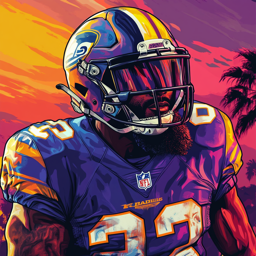 hasbulla NFL player, GTA art style