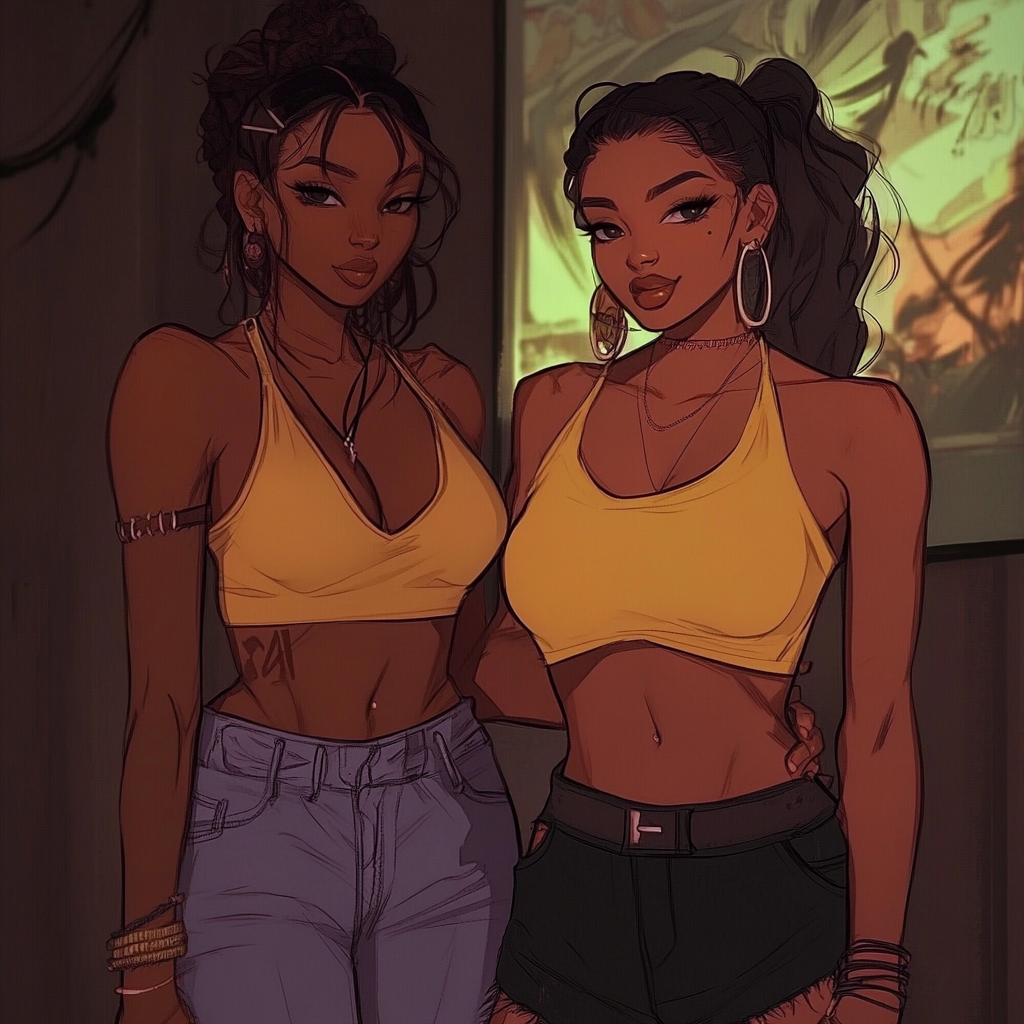 Skinny black lesbians