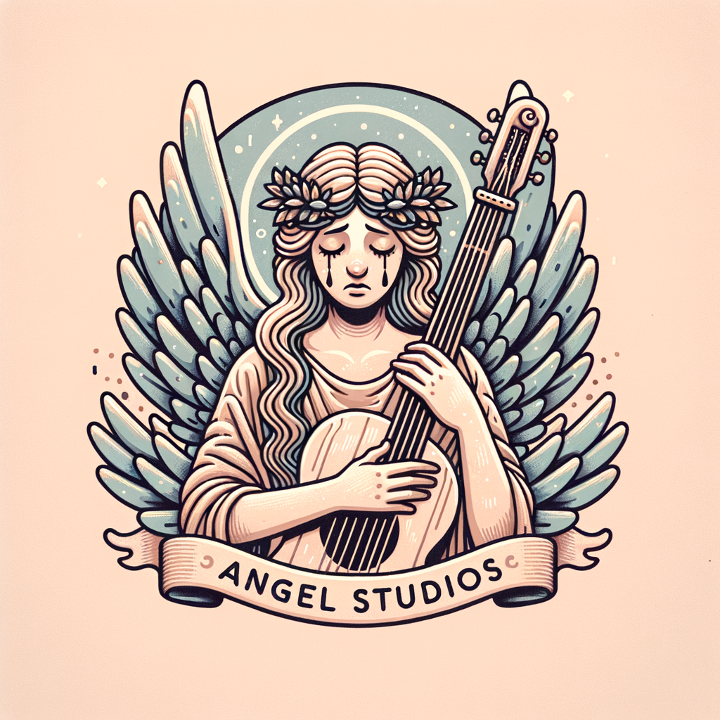 Logo for recording studio called Weeping Angel Studios