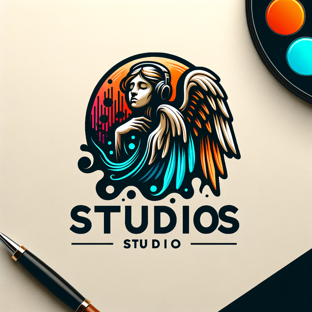 Logo for recording studio called Weeping Angel Studios