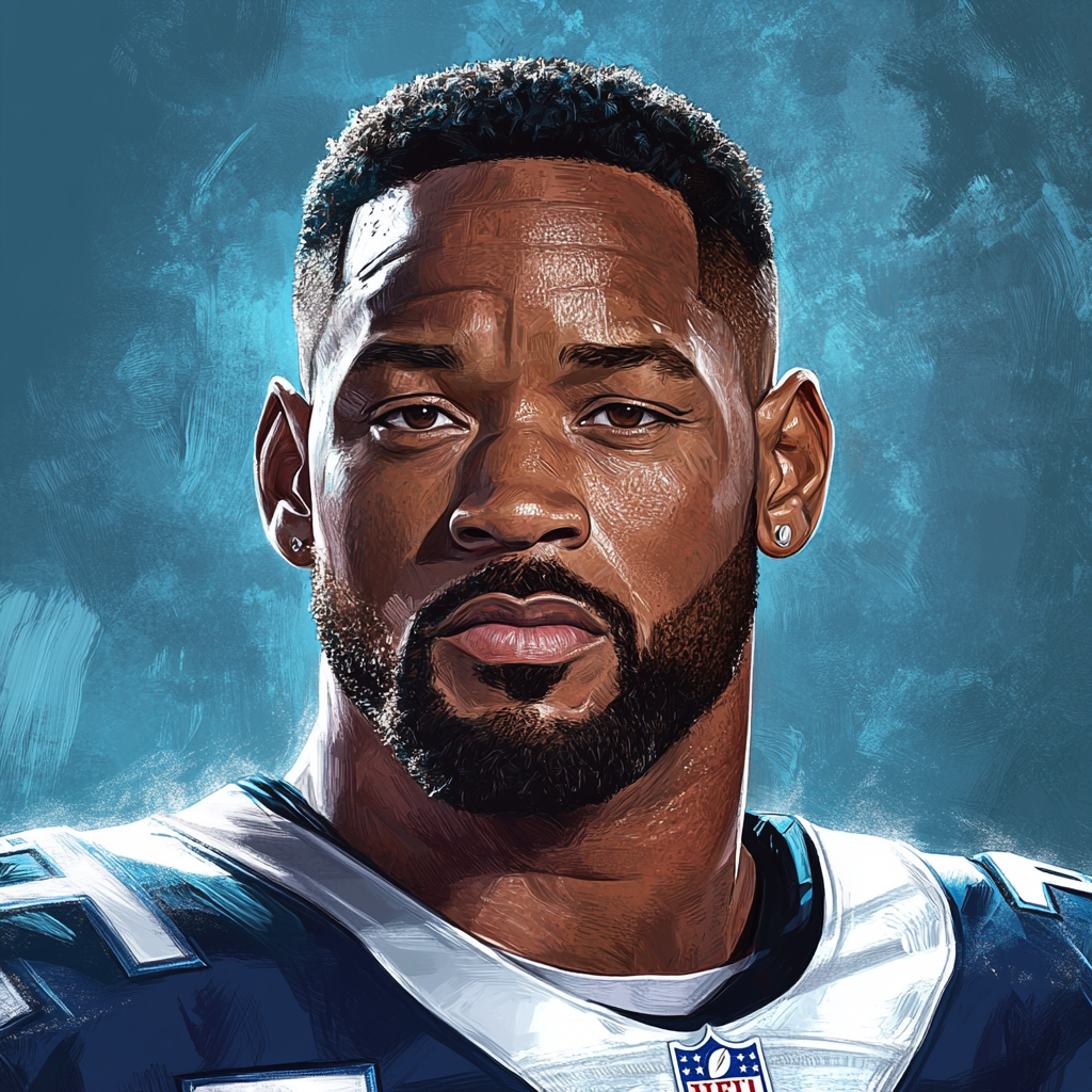 Will Smith as NFL player,, GTA art style