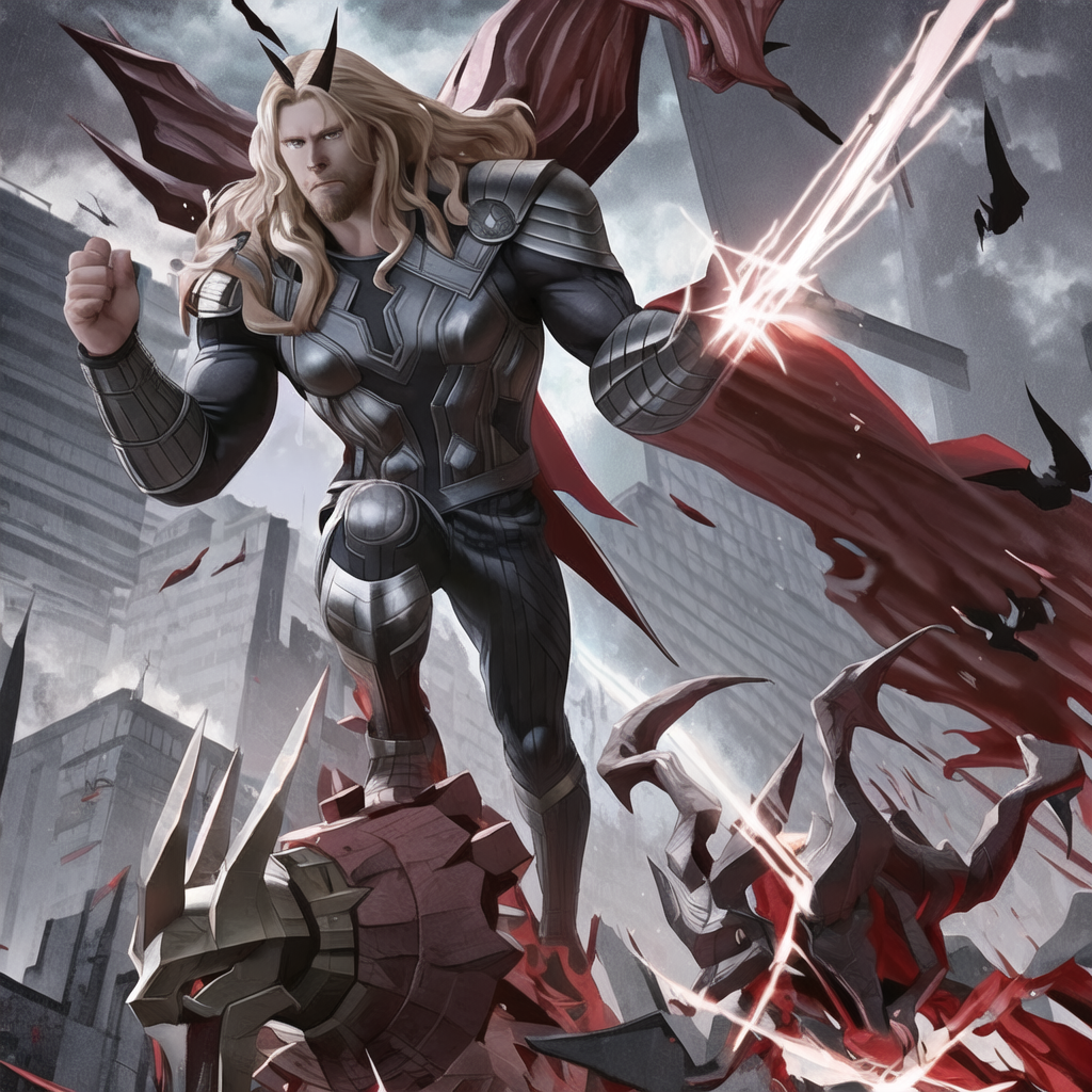 Thor with a devil form