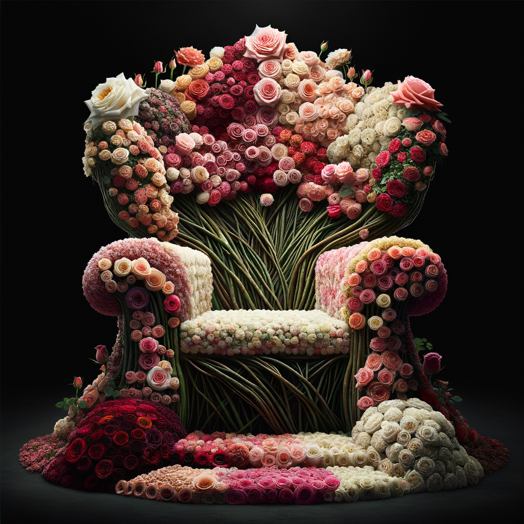 Roses throne