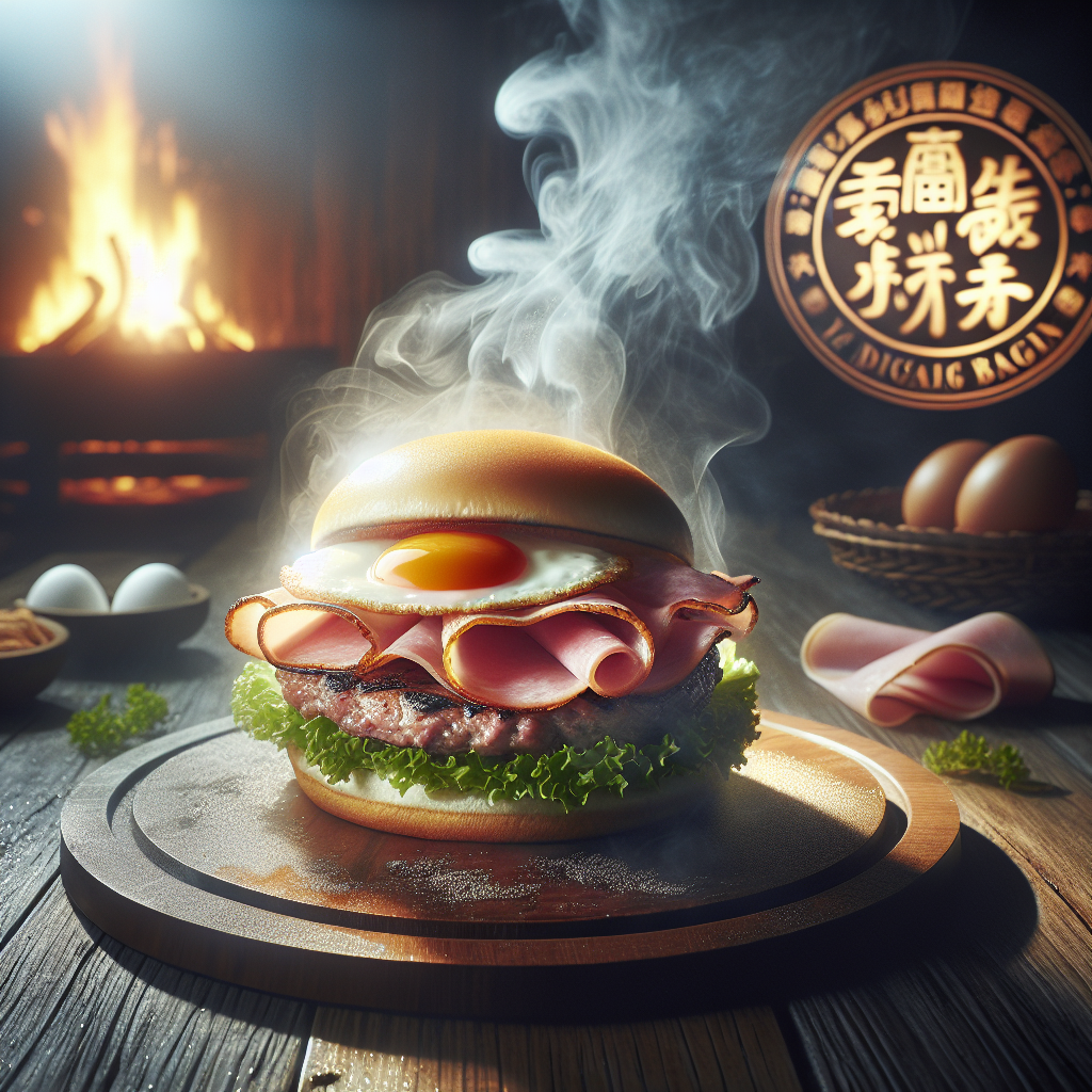 Juicy Burger Ad