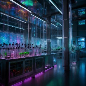 In the heart of a bustling city, an electrifying outré genetic m...