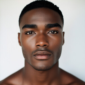 A portrait of a 22-year-old African American man from North Caro...