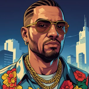 nigga pepe, art IN GTA style