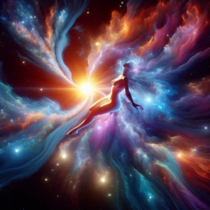 supernova,celestial sensual curvythic female, ultra-detailed, ul...