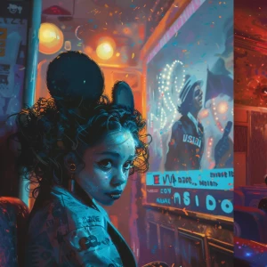 /imagine prompt: painterly cinematic composition, foreground sho...
