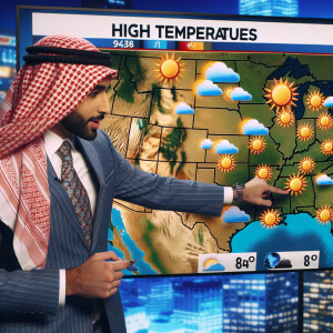 High resolution. Meteorologist reports weather on tv! Super high...