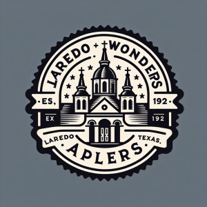 Create a badge for the business named “Laredo Wonderliers” estab...