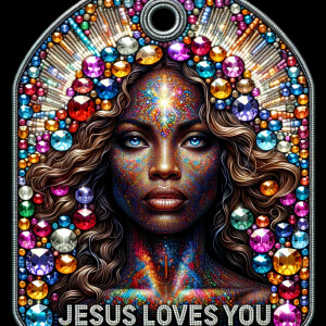 Design a tag that encapsulates a beautiful, colorful depiction o...