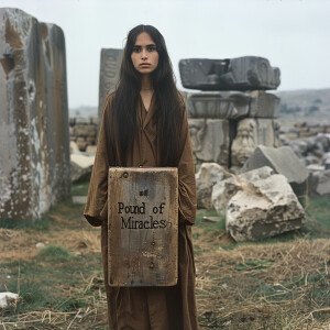 A faded color film photograph from 1972 of a beautiful 23-year-o...