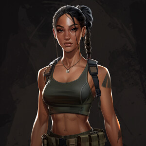 Introduce the character in an intense action sequence, highlight...