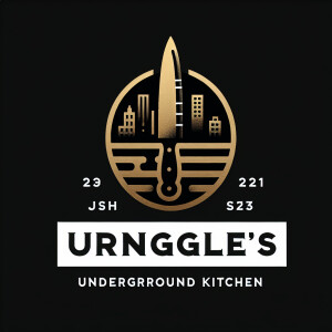 Design a logo for "Pringle's Underground Kitchen," an urban stea...