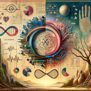 The golden ratio, Minimalist art Circuit, boards, circuitry, diagrams Cellular structures, DNA, circuit boards, colorful wires,  asian and Egyptian  graffiti, lie detector graphs, cardio, printout , branches infinity sign, cave, Art, handprints, distant birds flying, flowering vines, abstract gestural painting, dna