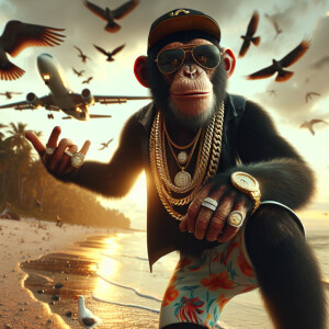 Creat an high resolution, 8k Hyperrealistic image of a cheerful...