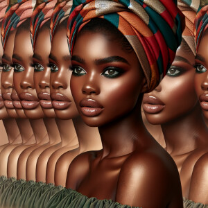 Create a mesmerizing piece of abstract art in shades of mild bro...