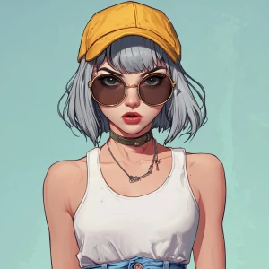 young, rebellious gta-style character. The character should have...