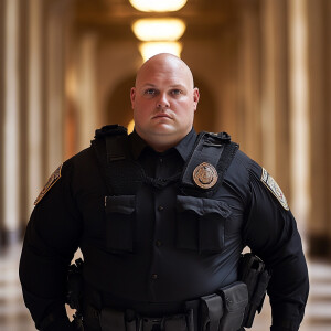 Lifesize digital photography portrait of young fit muscled, deep...