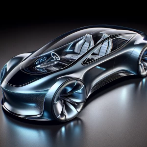 futuristic car in 2050