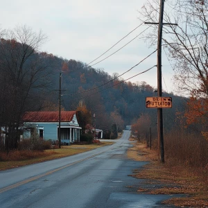 A sign leading into Flintsville Tennessee