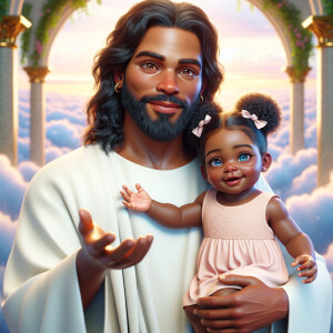 Create a 3D realistic artwork featuring the phrase 'Jesus Saves'...