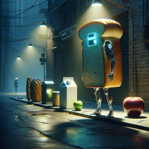 Picture a world where anthropomorphic food items go about their...