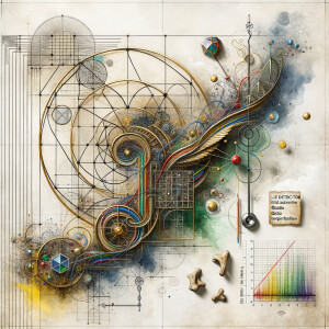 The golden ratio, Minimalist art Circuit, boards, circuitry, dia...