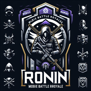 draw me a logo based on the game pubg mobile with the inscriptio...