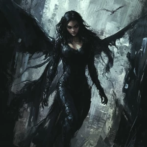 In the world where our valiant superheroine battles injustice wi...