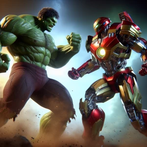 Hulk versus Iron Man