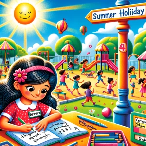 Summer holidays work 
The carnation school system 
Name Asmara F...