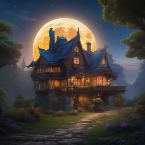 House easy and like moon light