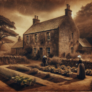 Make the image look like a wrinkled old 1800 photograph.
The env...