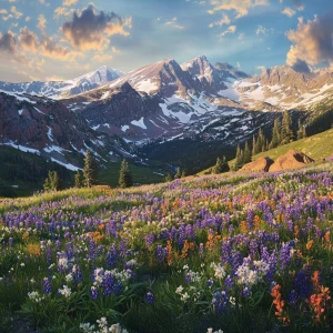 A panoramic, breathtaking 8K UHD photorealistic view of Rocky Mo...