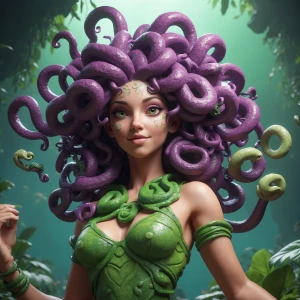 A beautiful medusa